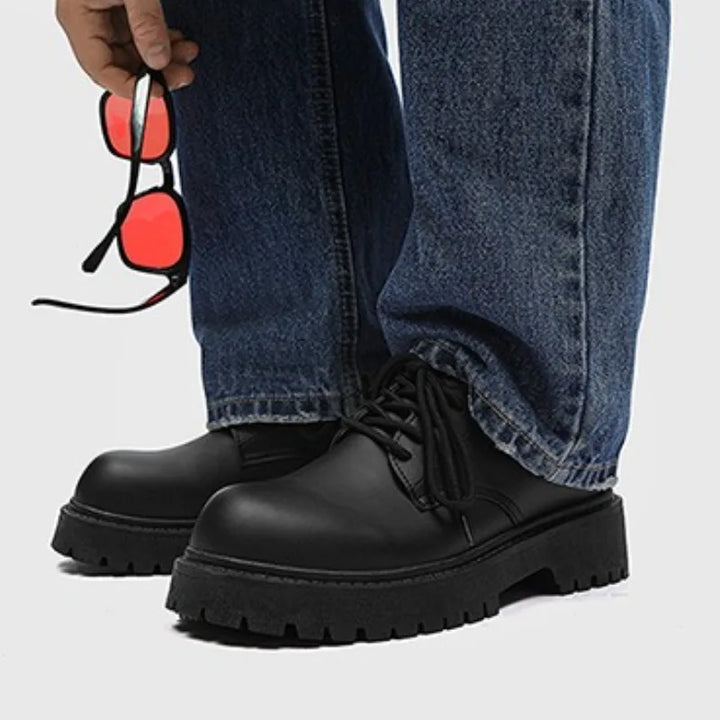 Nolan Chunky Sole Leather Shoes