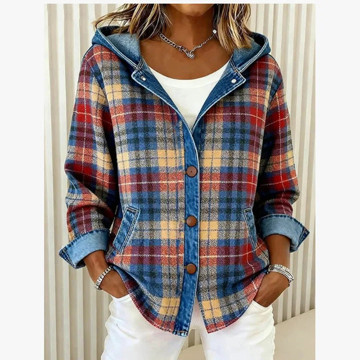 Piper Contrast Plaid Jacket