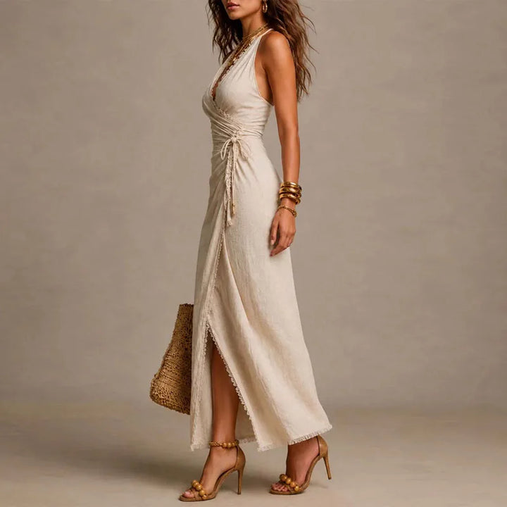 Alora High Slit Maxi Dress