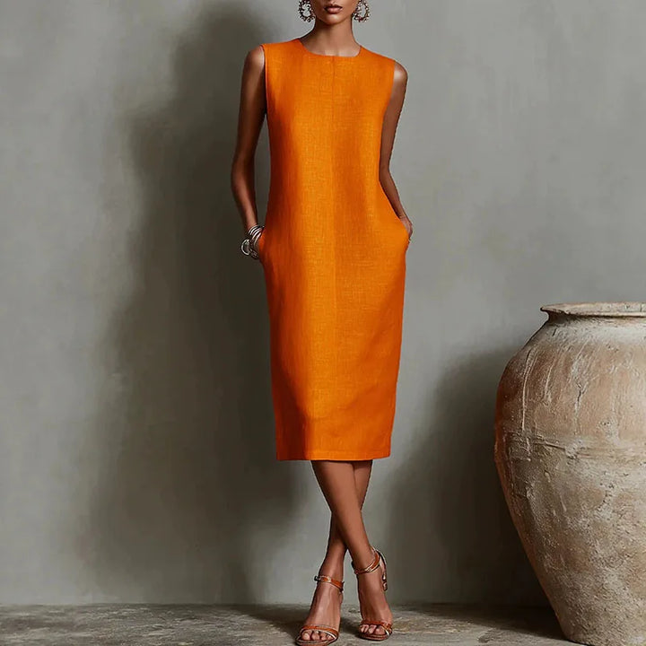 Elodie Casual Relaxed Midi Dress