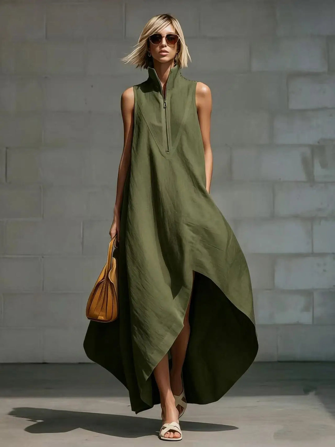 Marlowe Sleeveless Relaxed Linen Maxi Dress