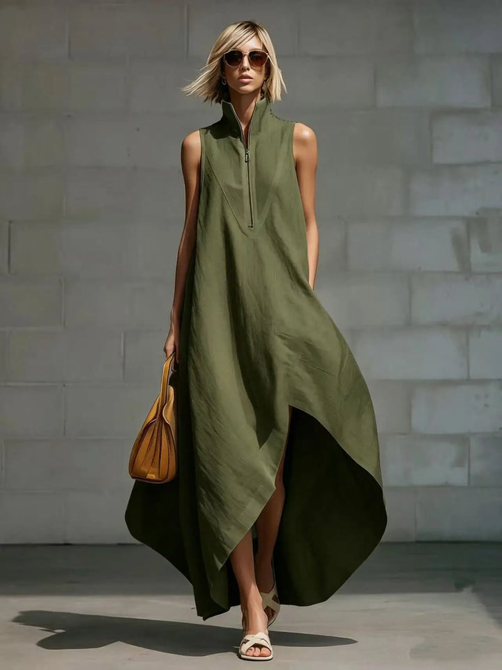 Marlowe Sleeveless Relaxed Linen Maxi Dress