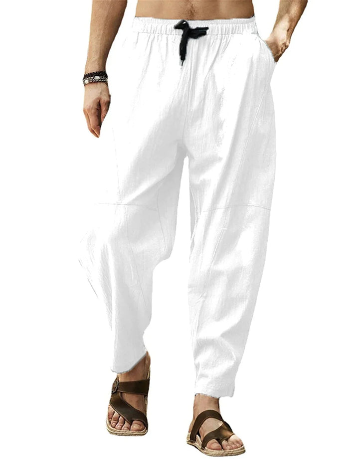 Benson Relaxed Fit Drawstring Tapered Trousers