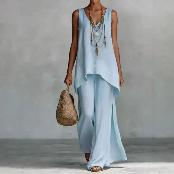 Minea Wide Leg Matching Set