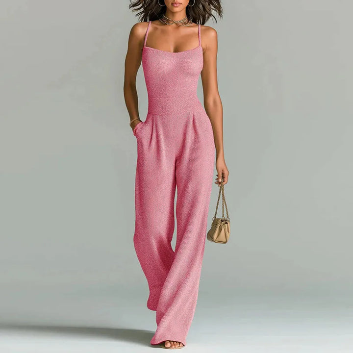 Paige High Waist Casual Jumpsuit