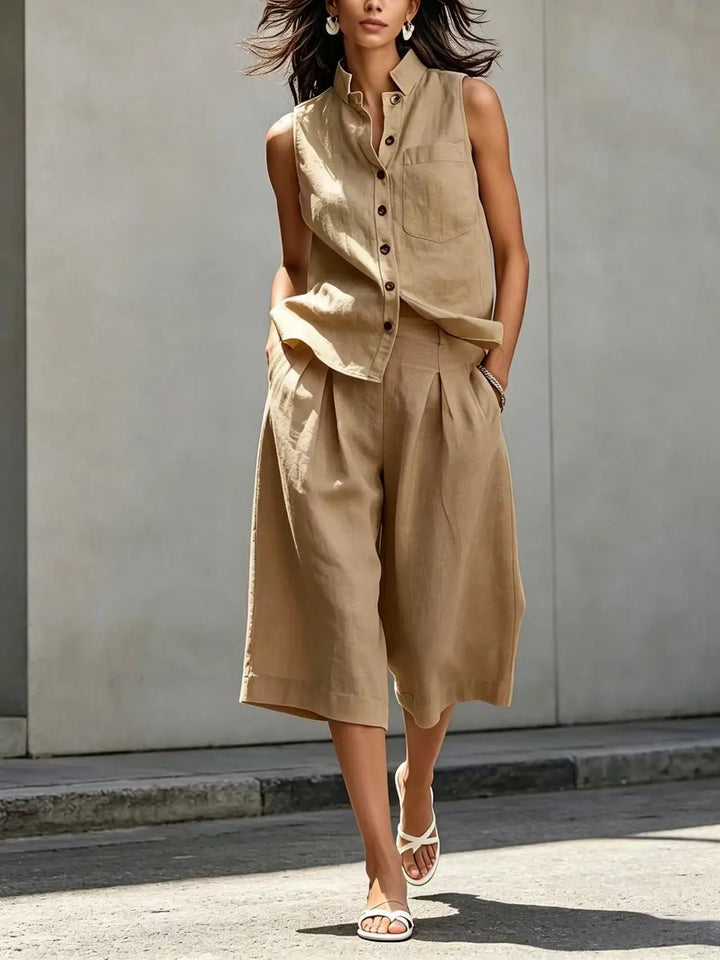 Kimberly Effortless Vacation Shorts Set