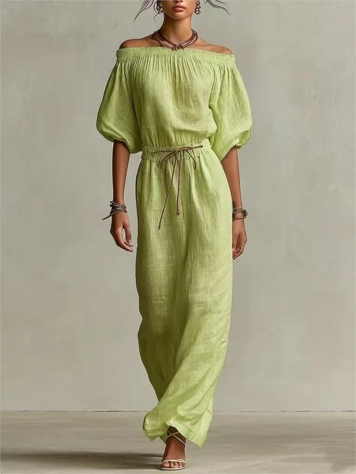 Lennox Off Shoulder Maxi Dress