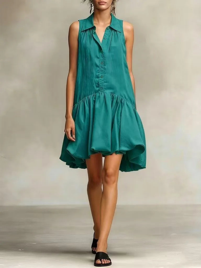 Sienna Breathable Shirt Mini Dress
