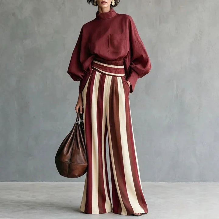 Lennox Relaxed Striped Pant Set
