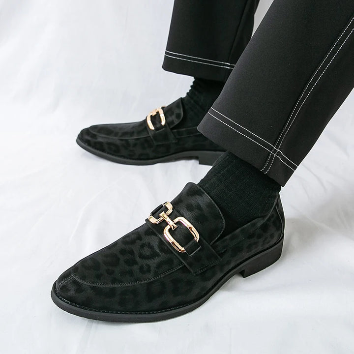 Monarch Leopard Loafers