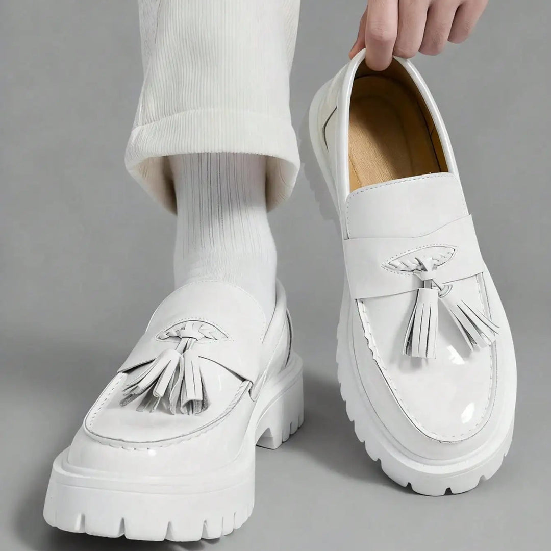Monaco Leather Tassel Loafers