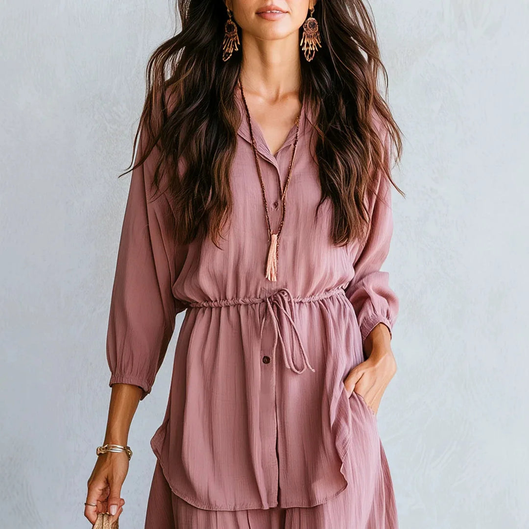 Amelie Relaxed Comfort Skirt Set