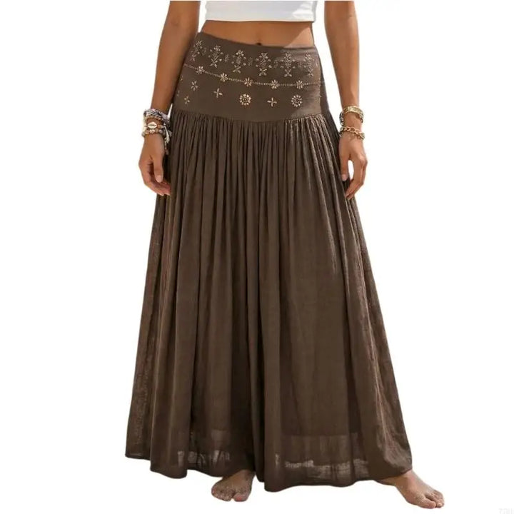 Elowyn Bohemian Maxi Skirt