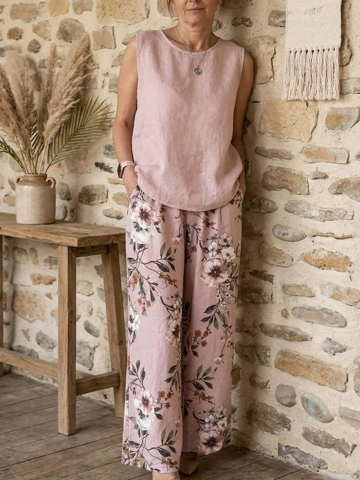 Meadow Floral Trouser Co-Ord Set