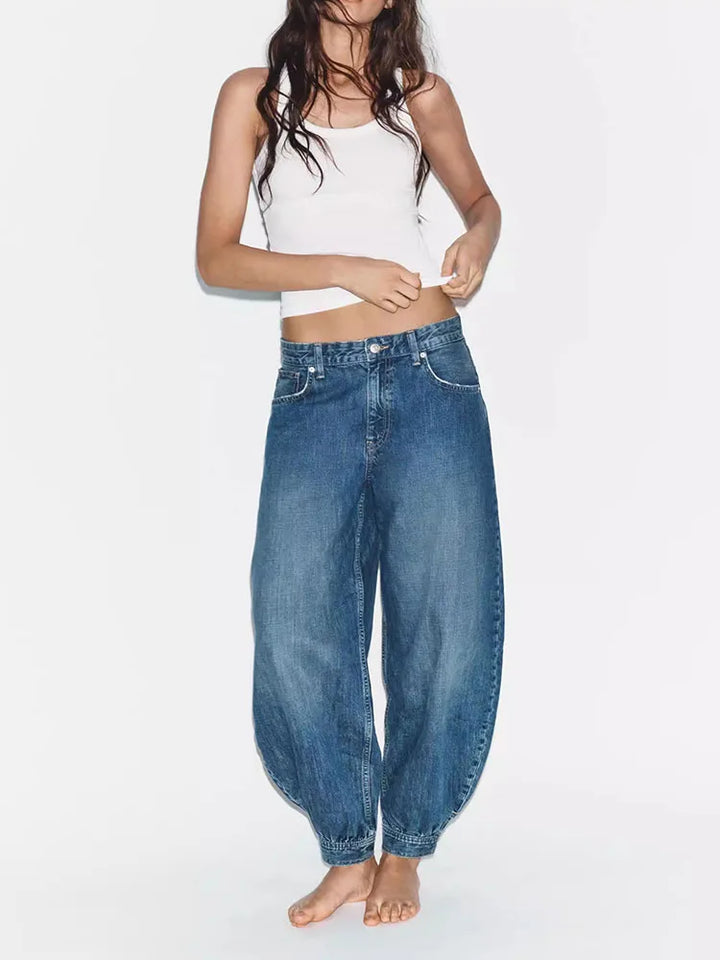 Madison Balloon Denim Trousers