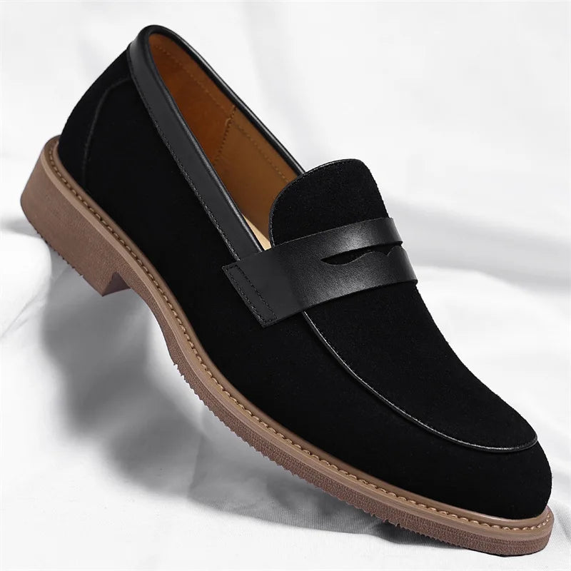 Joshua Suede Slip-On Loafers