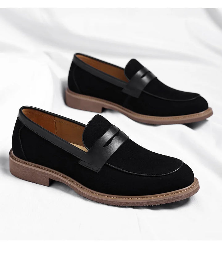 Joshua Suede Slip-On Loafers
