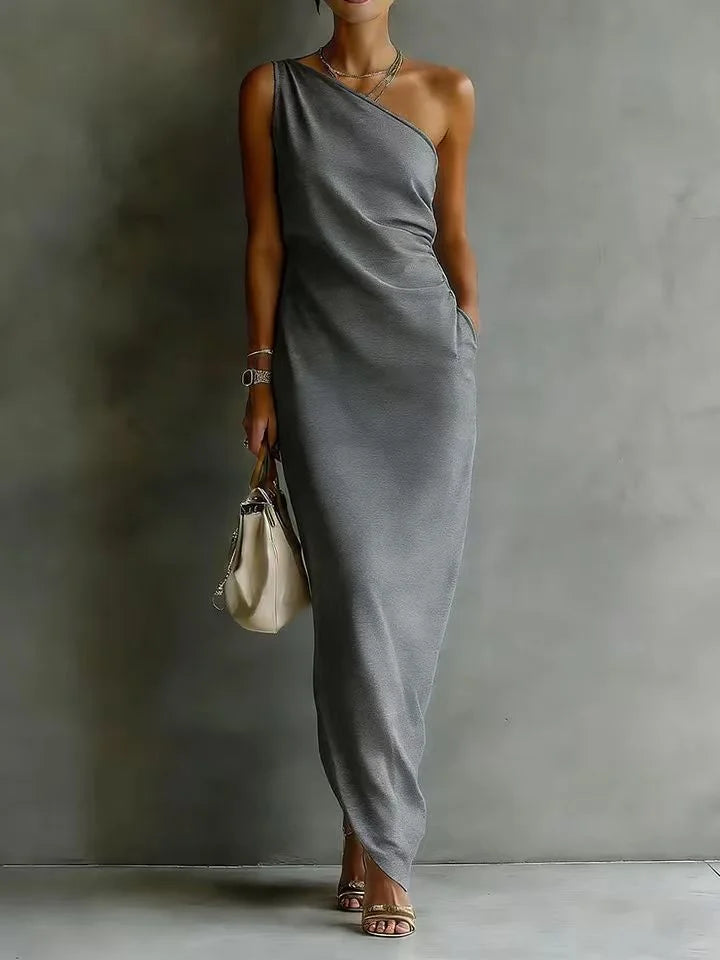 Cheyenne One Shoulder Maxi Dress
