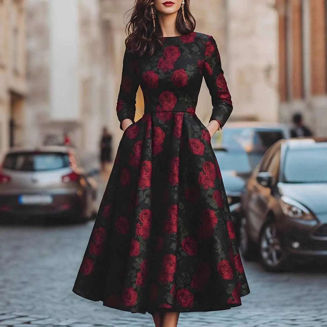 Beatrix Floral A Line Dress