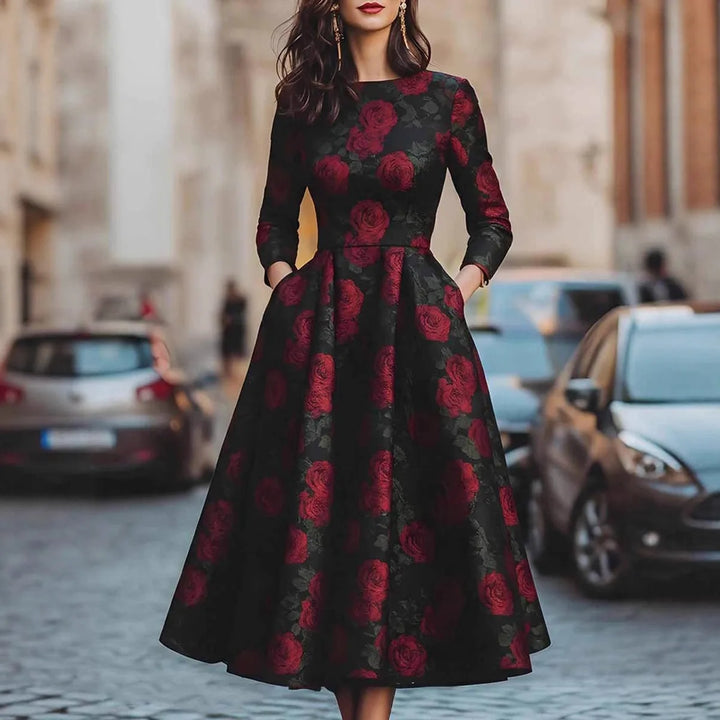 Beatrix Floral A Line Dress