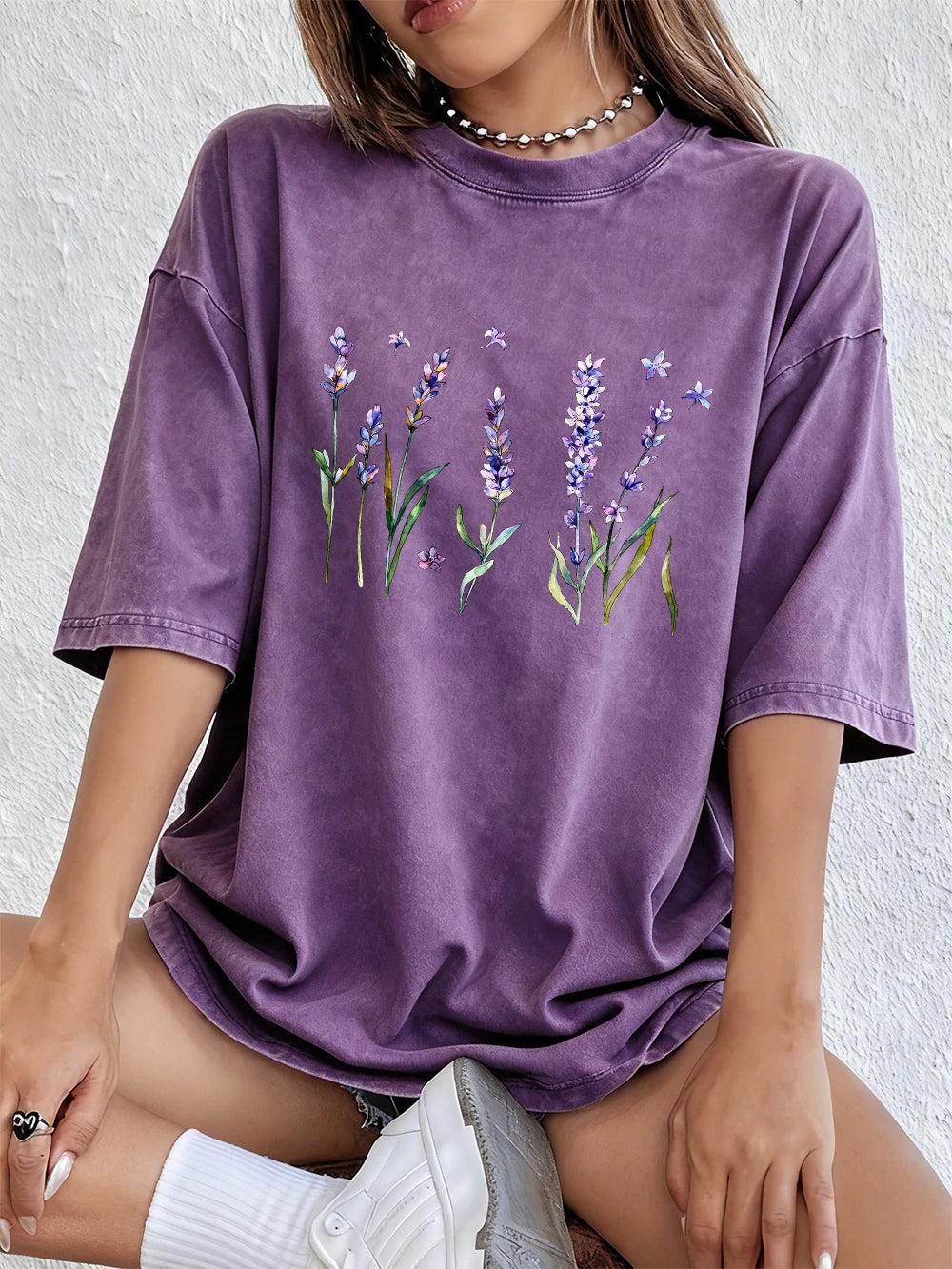 Delilah Oversized Floral Tee
