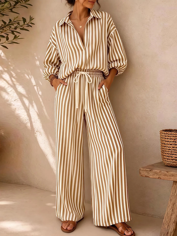 Rosalie Striped Two-Piece Set
