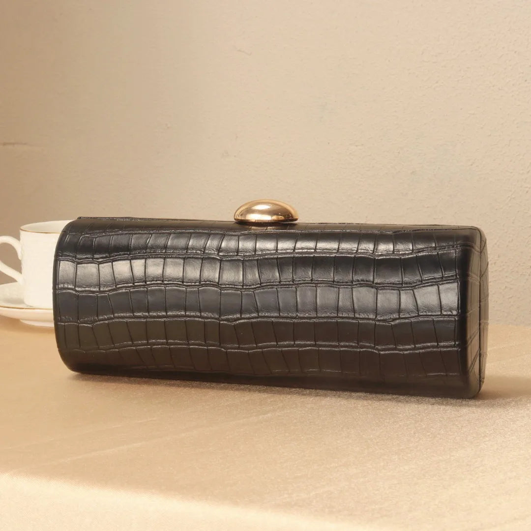 Camille Glossy Evening Party Clutch