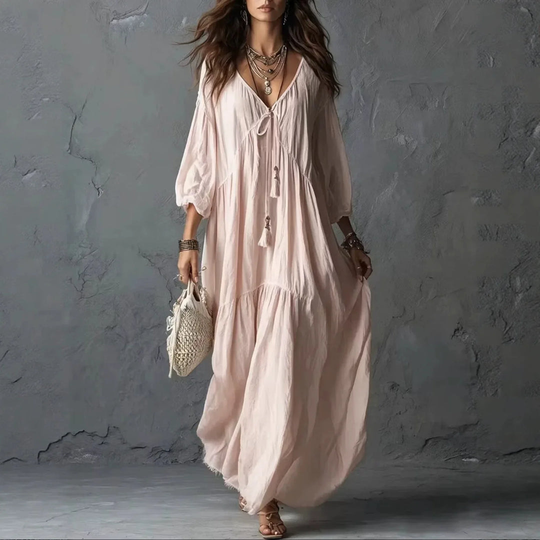 Krisalyn Tassel Tie Maxi Dress