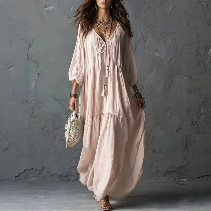 Krisalyn Tassel Tie Maxi Dress