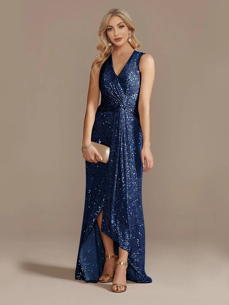 Katherine Sequin Evening Wedding Guest Dress