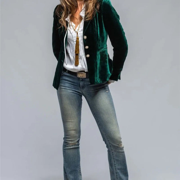 Florence Tailored Velvet Blazer
