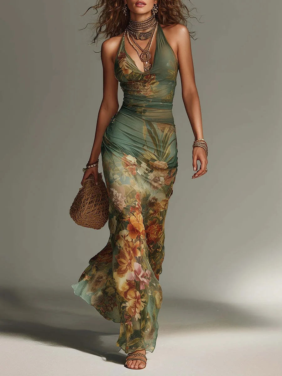 Serena Body Skimming Maxi Dress