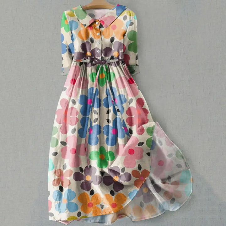 Haley Floral Midi Dress