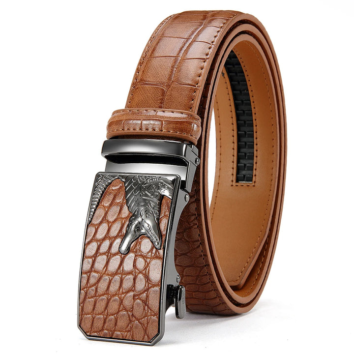 Graham Buckle Business Leather Belt