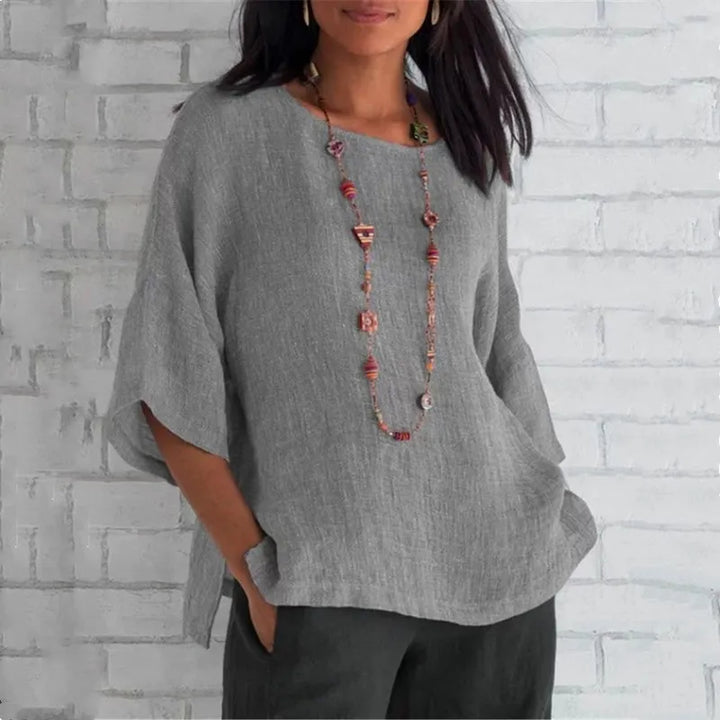Maren Relaxed Cotton Blouse