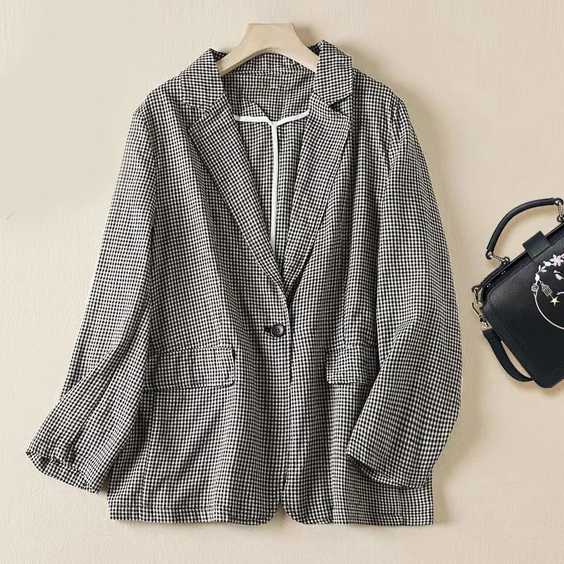 Ryker Elegant Plaid Blazer