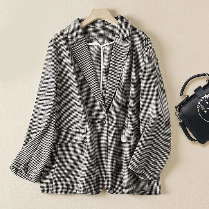 Ryker Elegant Plaid Blazer