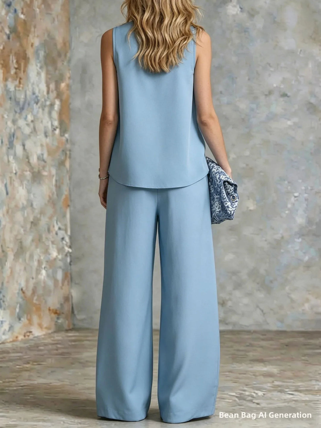 Harper Relaxed Fit Sleeveless Two Piece Set