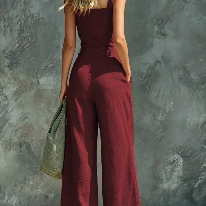 Matilda Wide Leg Pocket Jumpsuit