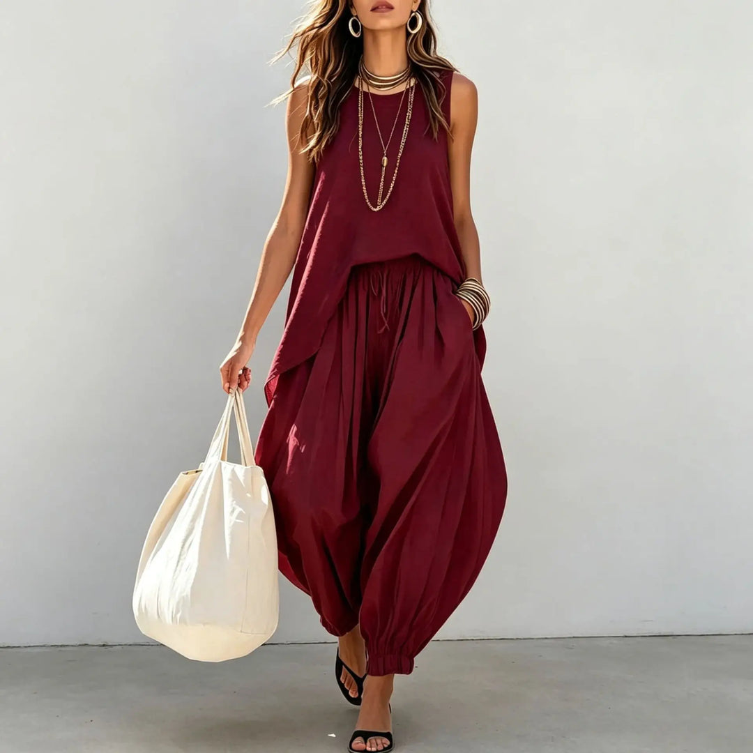 Eulalie Loose Lantern Two-Piece Set