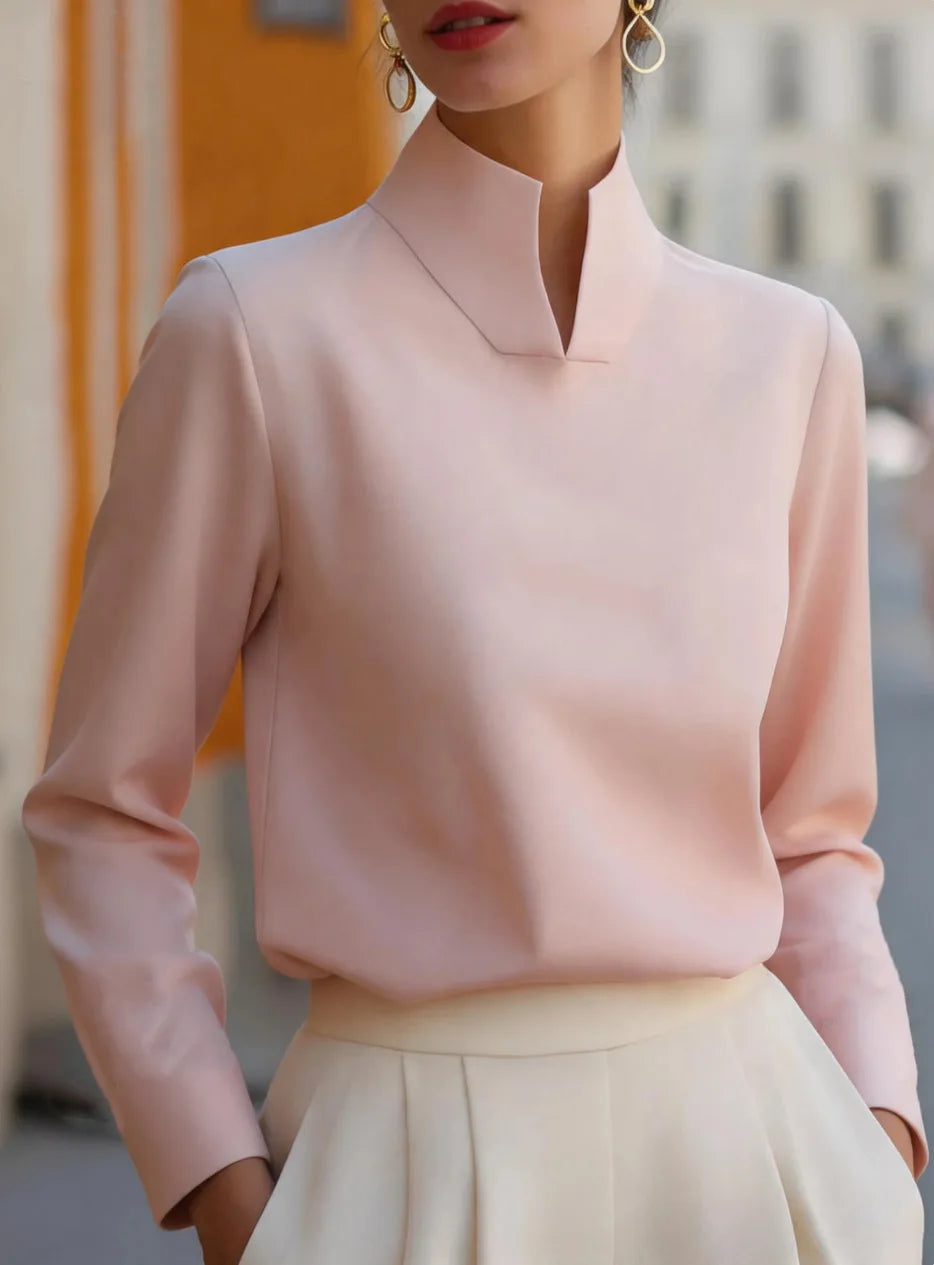 Annabelle Stand Collar Blouse