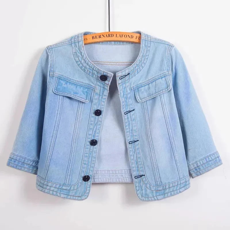 Tinsley Cropped Denim Jacket