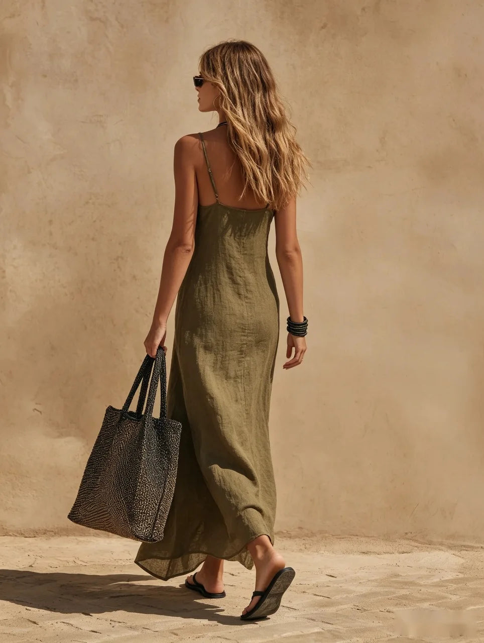 Ayleen Side Slit Maxi Dress