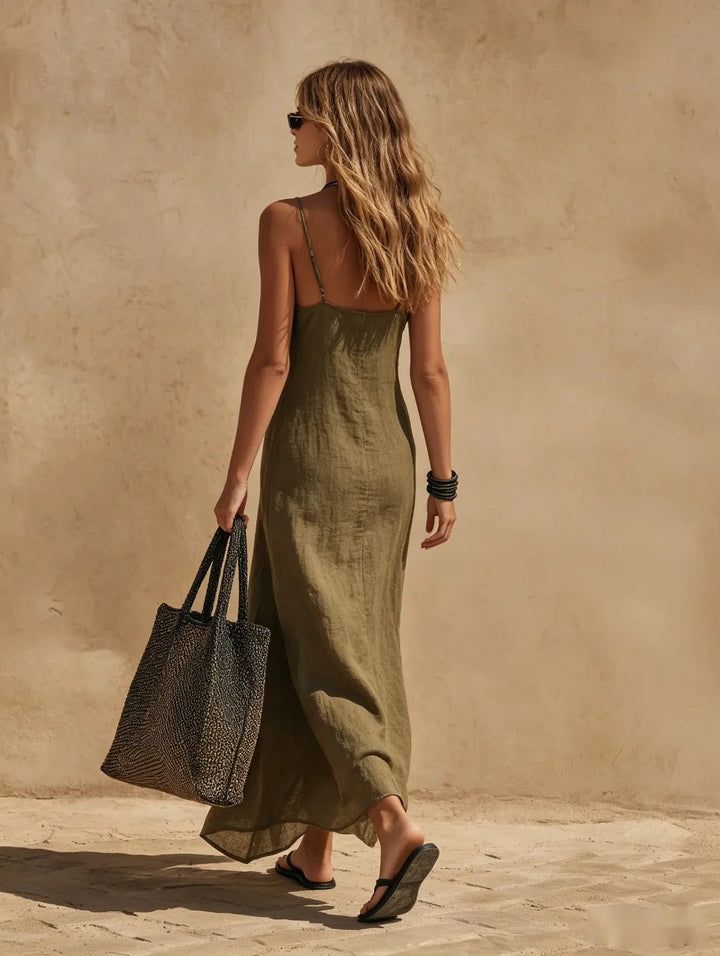 Ayleen Side Slit Maxi Dress