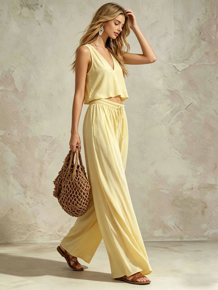 Briana Wide Leg TwoPiece Set