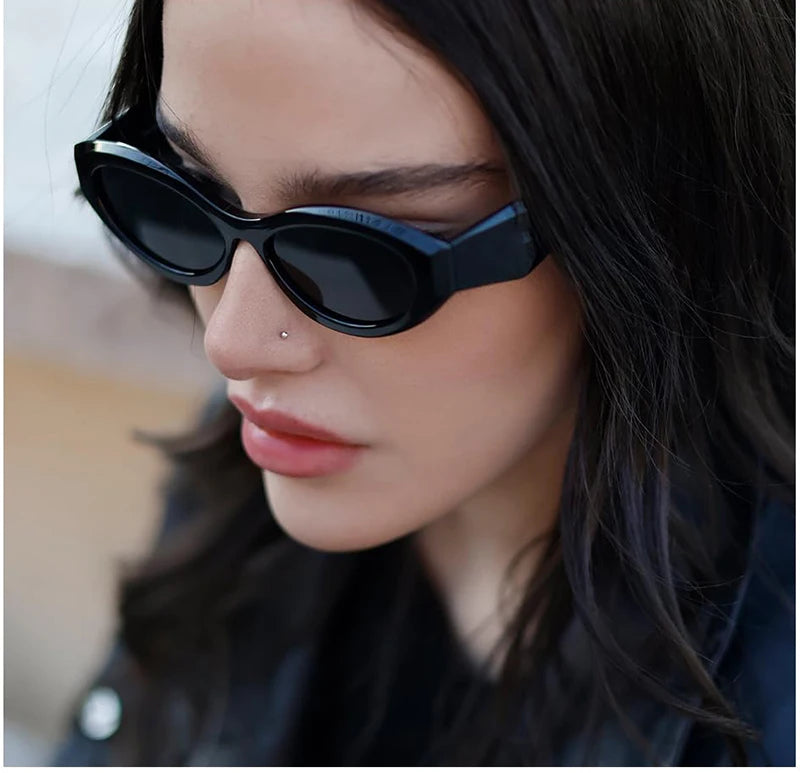 Rebecca Retro Oval Sunglasses