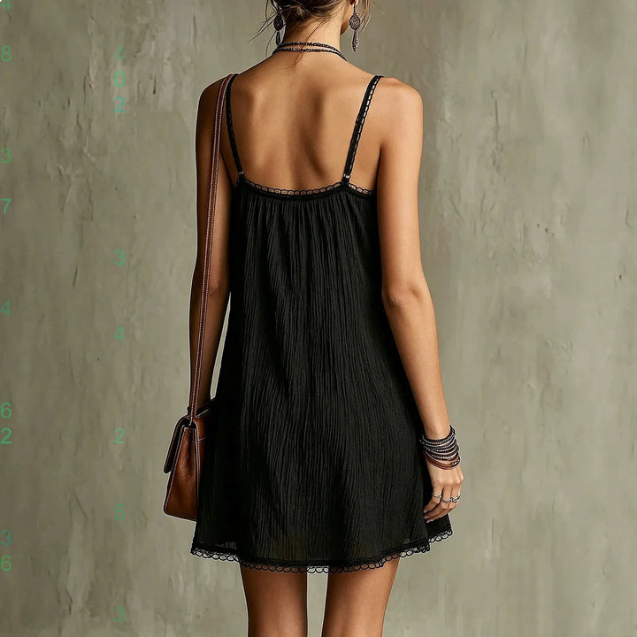 Chloe Sleeveless Swing Mini Dress