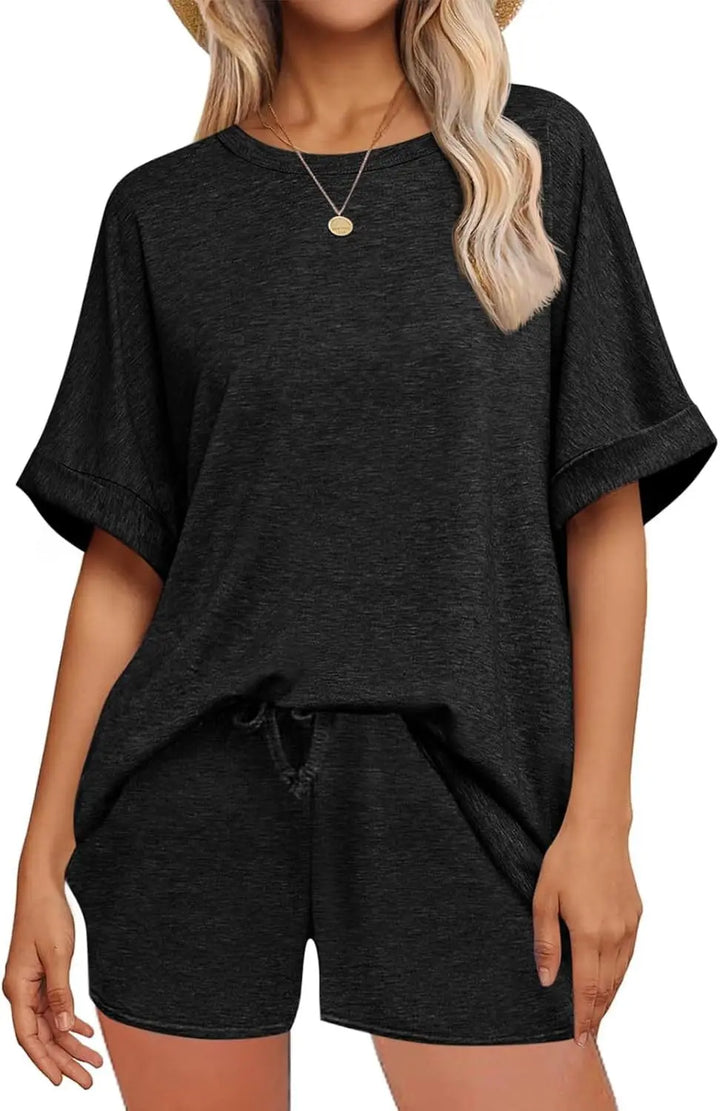 Quinn Casual Lounge Shorts Set