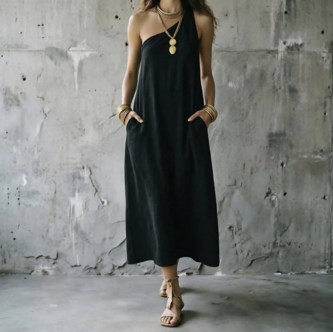 Bella One Shoulder Maxi Dress