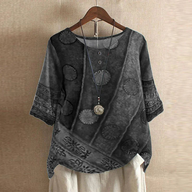 Liora Retro-Inspired Blouse